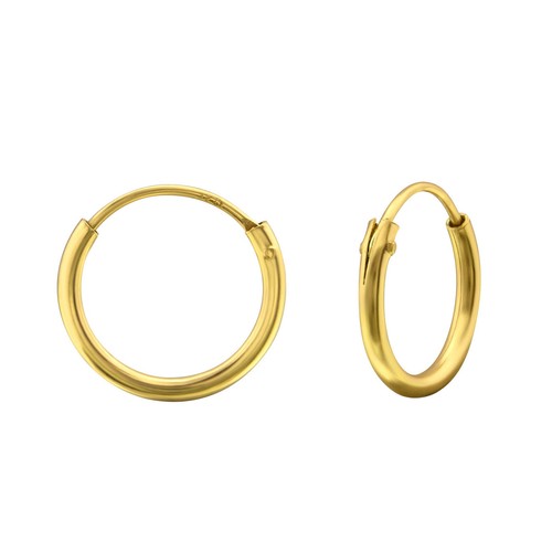 Gold creolen ohrringe 925 - gold,