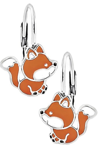 Ohrringe 925 silber fuchs - ohrringe,