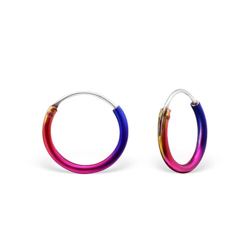 Top regenbogen creolen - top!, 2